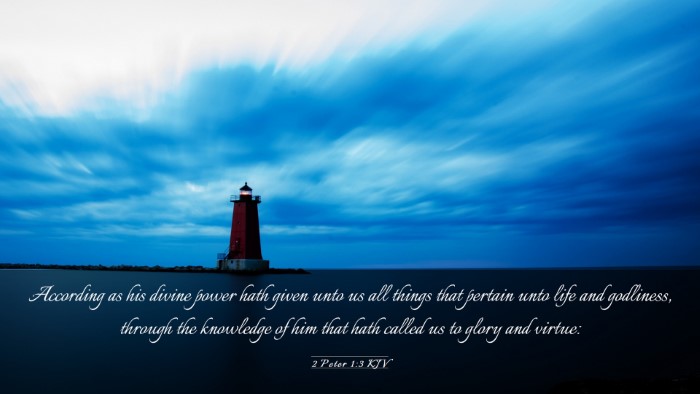 Picture 03 - 2 Peter 1:3 KJV Desktop Wallpaper - According as his divine power hath given unto us - Desktop Bible Verse Wallpaper