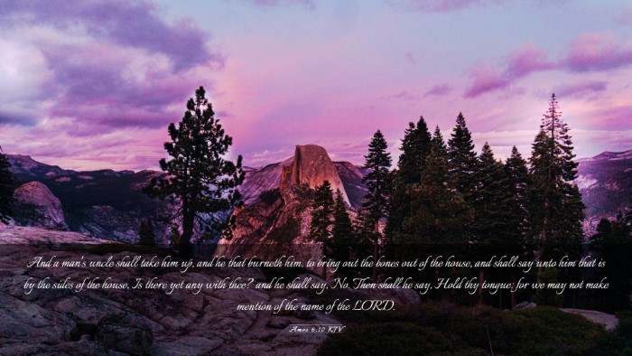 Picture 03 - Amos 6:10 KJV Desktop Wallpaper - And a man's uncle shall take him up, and he that - Desktop Bible Verse Wallpaper