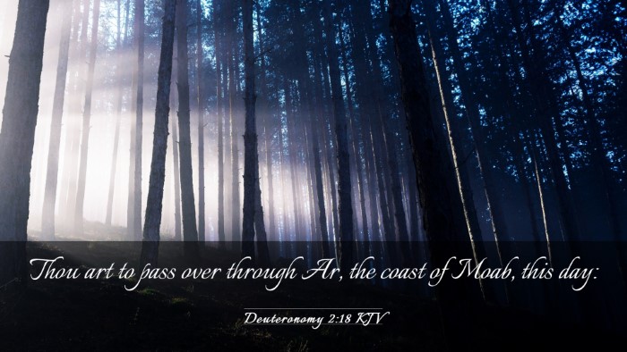 Picture 03 - Deuteronomy 2:18 KJV Desktop Wallpaper - Thou art to pass over through Ar, the coast of - Desktop Bible Verse Wallpaper