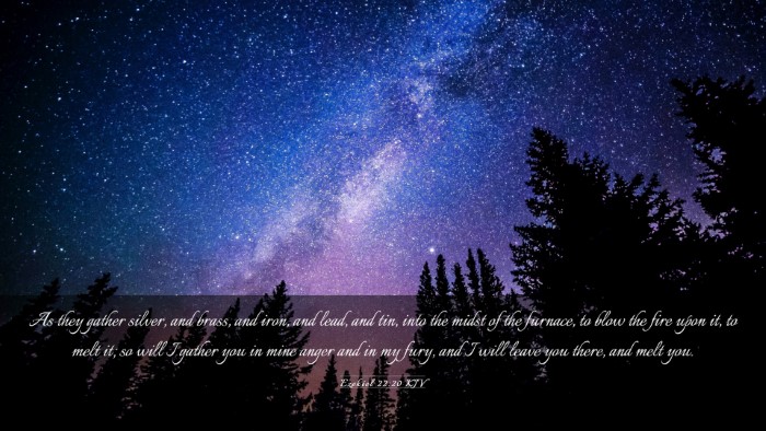 Picture 03 - Ezekiel 22:20 KJV Desktop Wallpaper - As they gather silver, and brass, and iron, and - Desktop Bible Verse Wallpaper