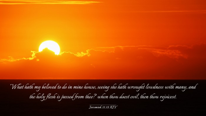 Picture 03 - Jeremiah 11:15 KJV Desktop Wallpaper - What hath my beloved to do in mine house, seeing - Desktop Bible Verse Wallpaper