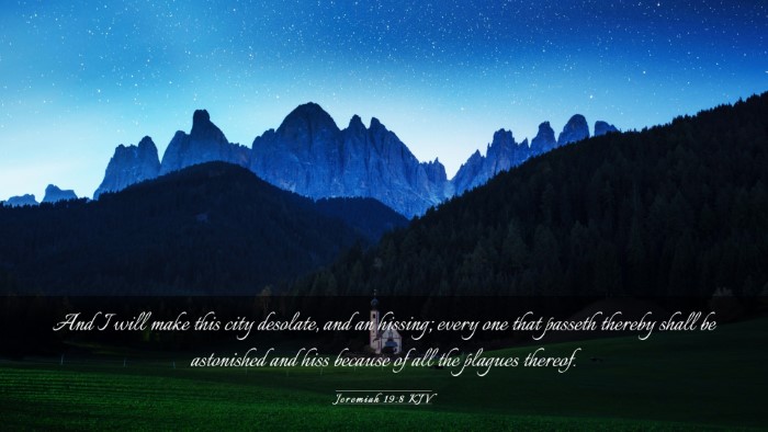 Picture 03 - Jeremiah 19:8 KJV Desktop Wallpaper - And I will make this city desolate, and an - Desktop Bible Verse Wallpaper