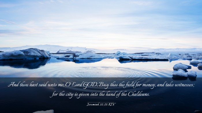 Picture 03 - Jeremiah 32:25 KJV Desktop Wallpaper - And thou hast said unto me, O Lord GOD, Buy thee - Desktop Bible Verse Wallpaper