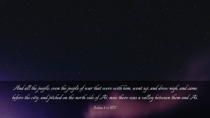 Picture 03 - Joshua 8:11 KJV Desktop Wallpaper - And all the people, even the people of war that - Desktop Bible Verse Wallpaper