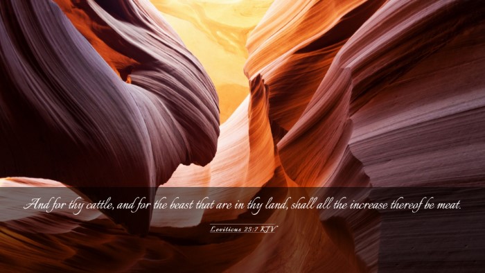 Picture 03 - Leviticus 25:7 KJV Desktop Wallpaper - And for thy cattle, and for the beast that are in - Desktop Bible Verse Wallpaper