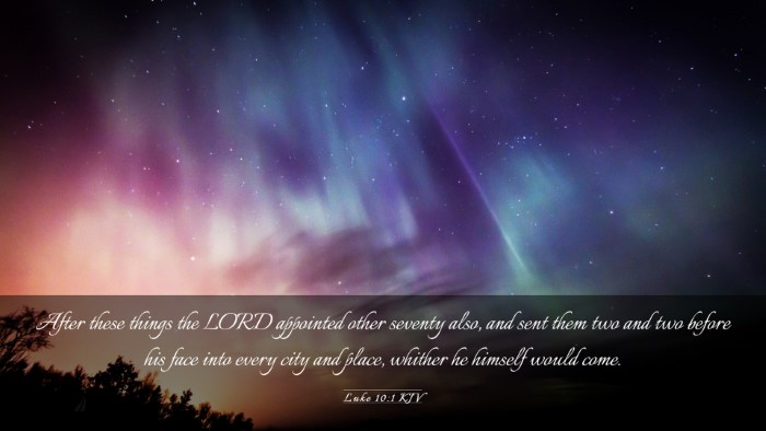 Picture 03 - Luke 10:1 KJV Desktop Wallpaper - After these things the LORD appointed other - Desktop Bible Verse Wallpaper
