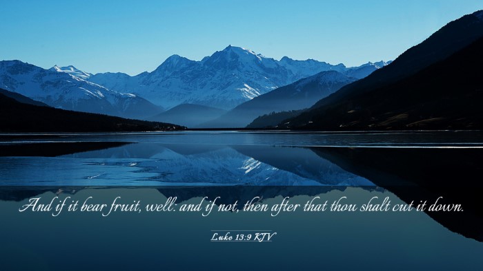 Picture 03 - Luke 13:9 KJV Desktop Wallpaper - And if it bear fruit, well: and if not, then - Desktop Bible Verse Wallpaper