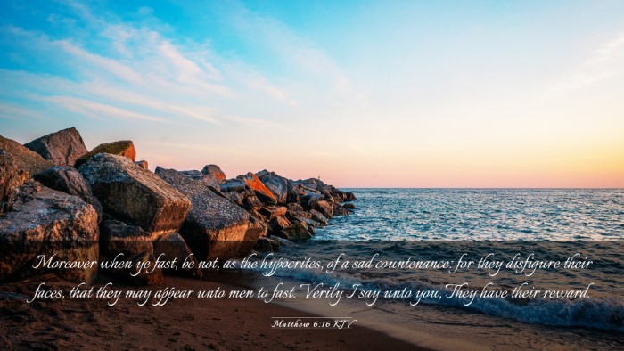 Picture 03 - Matthew 6:16 KJV Desktop Wallpaper - Moreover when ye fast, be not, as the hypocrites, - Desktop Bible Verse Wallpaper