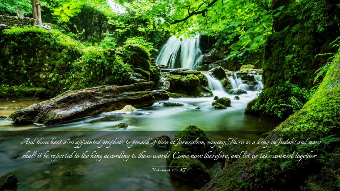 Picture 03 - Nehemiah 6:7 KJV Desktop Wallpaper - And thou hast also appointed prophets to preach - Desktop Bible Verse Wallpaper