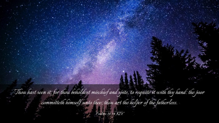 Picture 03 - Psalms 10:14 KJV Desktop Wallpaper - Thou hast seen it; for thou beholdest mischief - Desktop Bible Verse Wallpaper