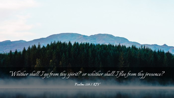 Picture 03 - Psalms 139:7 KJV Desktop Wallpaper - Whither shall I go from thy spirit? or whither - Desktop Bible Verse Wallpaper