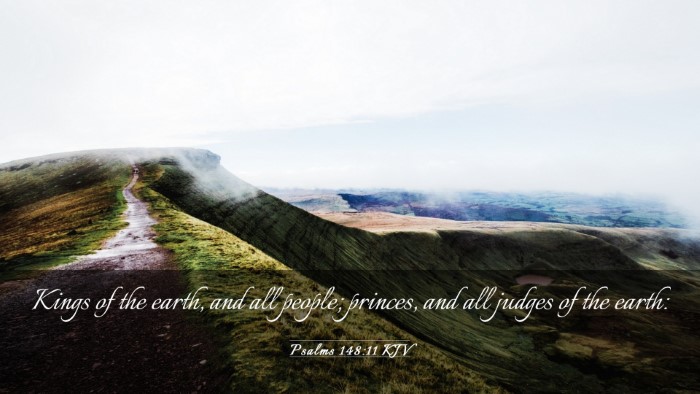Picture 03 - Psalms 148:11 KJV Desktop Wallpaper - Kings of the earth, and all people; princes, and - Desktop Bible Verse Wallpaper