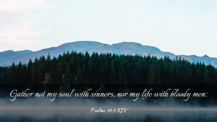 Picture 03 - Psalms 26:9 KJV Desktop Wallpaper - Gather not my soul with sinners, nor my life with - Desktop Bible Verse Wallpaper