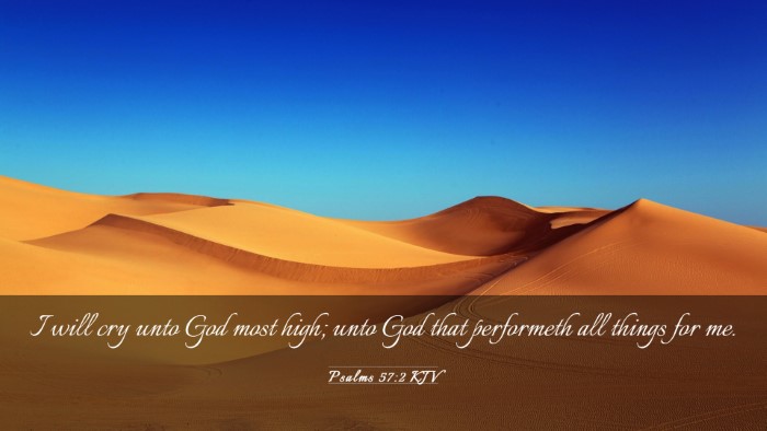 Picture 03 - Psalms 57:2 KJV Desktop Wallpaper - I will cry unto God most high; unto God that - Desktop Bible Verse Wallpaper