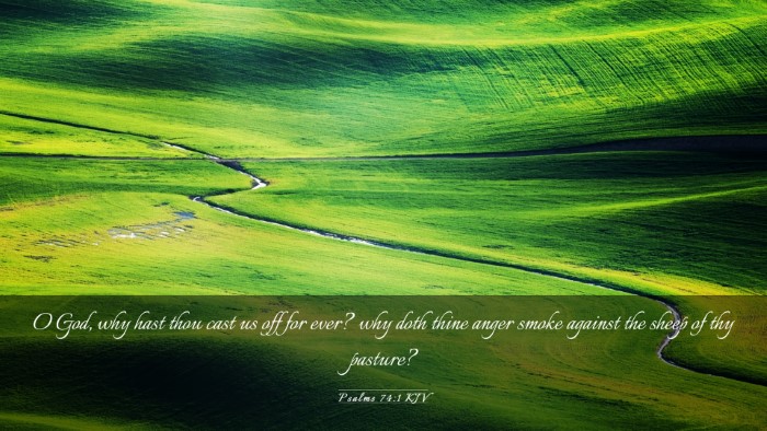 Picture 03 - Psalms 74:1 KJV Desktop Wallpaper - O God, why hast thou cast us off for ever? why - Desktop Bible Verse Wallpaper