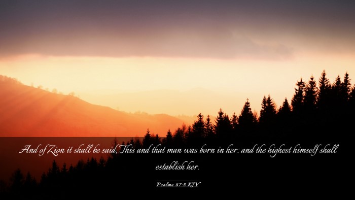 Picture 03 - Psalms 87:5 KJV Desktop Wallpaper - And of Zion it shall be said, This and that man - Desktop Bible Verse Wallpaper