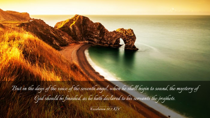 Picture 03 - Revelation 10:7 KJV Desktop Wallpaper - But in the days of the voice of the seventh - Desktop Bible Verse Wallpaper