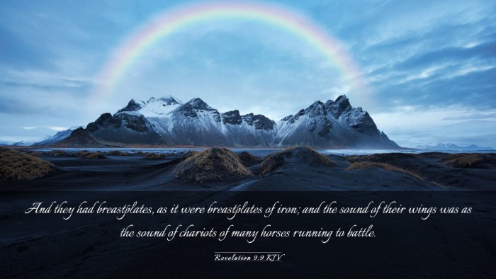 Picture 03 - Revelation 9:9 KJV Desktop Wallpaper - And they had breastplates, as it were - Desktop Bible Verse Wallpaper