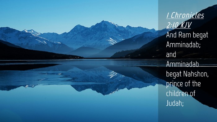 Picture 04 - 1 Chronicles 2:10 KJV Desktop Wallpaper - And Ram begat Amminadab; and Amminadab begat - Desktop Bible Verse Wallpaper
