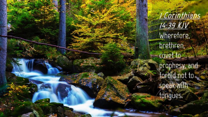 Picture 04 - 1 Corinthians 14:39 KJV Desktop Wallpaper - Wherefore, brethren, covet to prophesy, and - Desktop Bible Verse Wallpaper