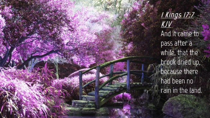 Picture 04 - 1 Kings 17:7 KJV Desktop Wallpaper - And it came to pass after a while, that the brook - Desktop Bible Verse Wallpaper