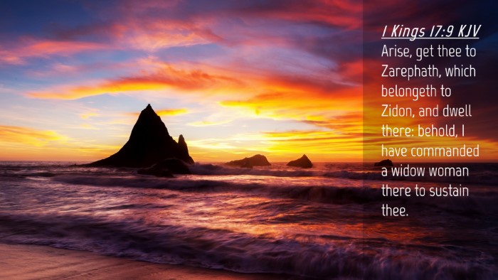 Picture 04 - 1 Kings 17:9 KJV Desktop Wallpaper - Arise, get thee to Zarephath, which belongeth to - Desktop Bible Verse Wallpaper