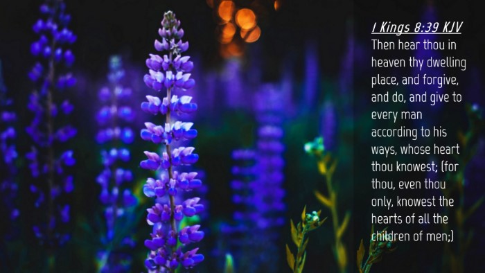 Picture 04 - 1 Kings 8:39 KJV Desktop Wallpaper - Then hear thou in heaven thy dwelling place, and - Desktop Bible Verse Wallpaper