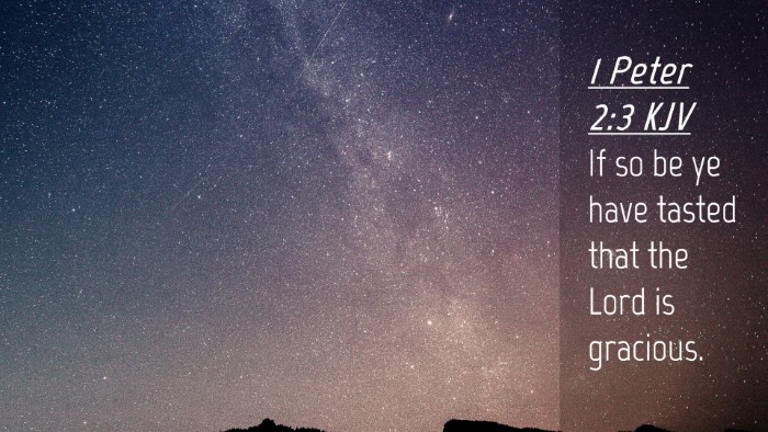 Picture 04 - 1 Peter 2:3 KJV Desktop Wallpaper - If so be ye have tasted that the Lord is - Desktop Bible Verse Wallpaper