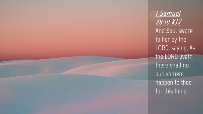 Picture 04 - 1 Samuel 28:10 KJV Desktop Wallpaper - And Saul sware to her by the LORD, saying, As the - Desktop Bible Verse Wallpaper
