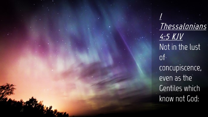 Picture 04 - 1 Thessalonians 4:5 KJV Desktop Wallpaper - Not in the lust of concupiscence, even as the - Desktop Bible Verse Wallpaper