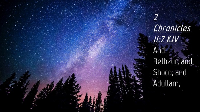 Picture 04 - 2 Chronicles 11:7 KJV Desktop Wallpaper - And Bethzur, and Shoco, and - Desktop Bible Verse Wallpaper
