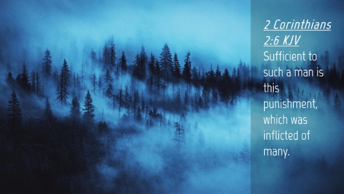 Picture 04 - 2 Corinthians 2:6 KJV Desktop Wallpaper - Sufficient to such a man is this punishment, - Desktop Bible Verse Wallpaper