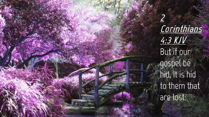Picture 04 - 2 Corinthians 4:3 KJV Desktop Wallpaper - But if our gospel be hid, it is hid to them that - Desktop Bible Verse Wallpaper
