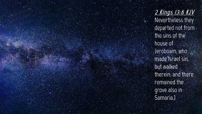 Picture 04 - 2 Kings 13:6 KJV Desktop Wallpaper - Nevertheless they departed not from the sins of - Desktop Bible Verse Wallpaper