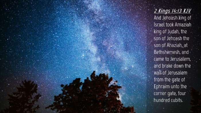 Picture 04 - 2 Kings 14:13 KJV Desktop Wallpaper - And Jehoash king of Israel took Amaziah king of - Desktop Bible Verse Wallpaper