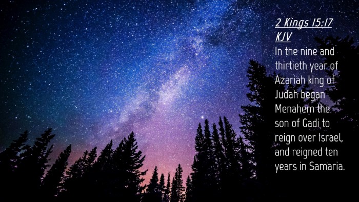 Picture 04 - 2 Kings 15:17 KJV Desktop Wallpaper - In the nine and thirtieth year of Azariah king of - Desktop Bible Verse Wallpaper