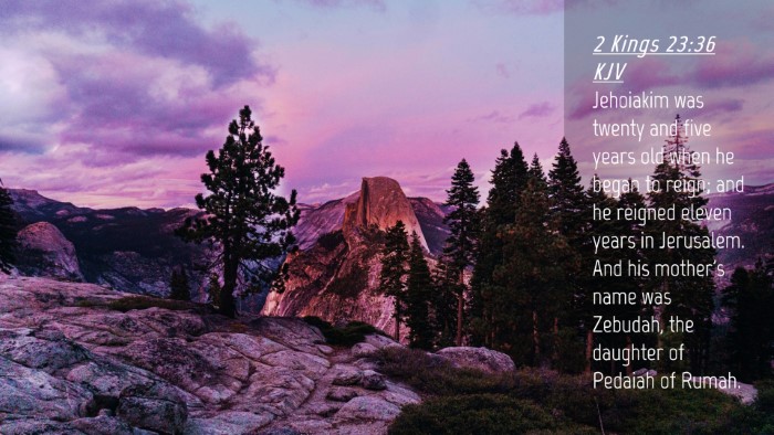 Picture 04 - 2 Kings 23:36 KJV Desktop Wallpaper - Jehoiakim was twenty and five years old when he - Desktop Bible Verse Wallpaper