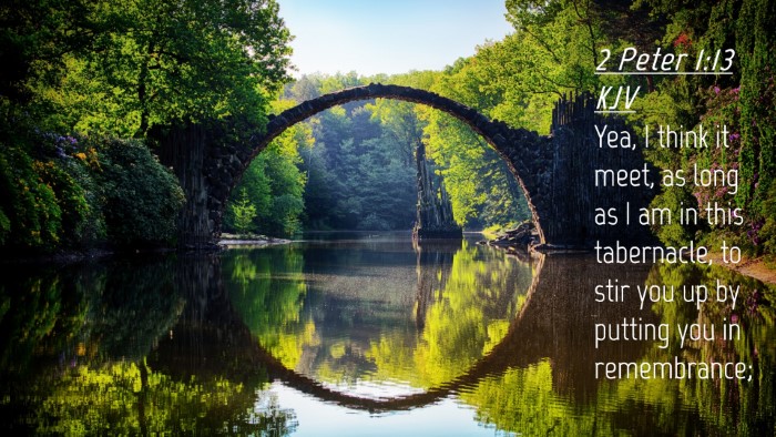 Picture 04 - 2 Peter 1:13 KJV Desktop Wallpaper - Yea, I think it meet, as long as I am in this - Desktop Bible Verse Wallpaper