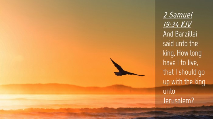 Picture 04 - 2 Samuel 19:34 KJV Desktop Wallpaper - And Barzillai said unto the king, How long have I - Desktop Bible Verse Wallpaper