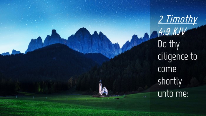 Picture 04 - 2 Timothy 4:9 KJV Desktop Wallpaper - Do thy diligence to come shortly unto - Desktop Bible Verse Wallpaper
