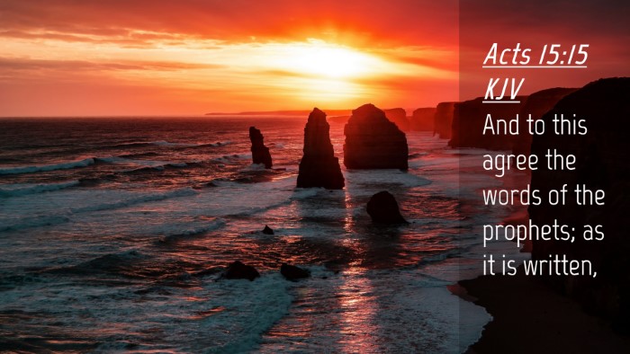 Picture 04 - Acts 15:15 KJV Desktop Wallpaper - And to this agree the words of the prophets; as - Desktop Bible Verse Wallpaper