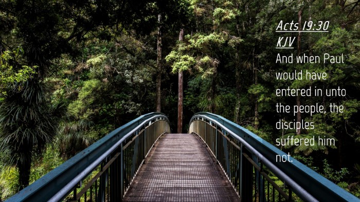 Picture 04 - Acts 19:30 KJV Desktop Wallpaper - And when Paul would have entered in unto the - Desktop Bible Verse Wallpaper