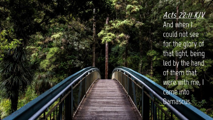 Picture 04 - Acts 22:11 KJV Desktop Wallpaper - And when I could not see for the glory of that - Desktop Bible Verse Wallpaper
