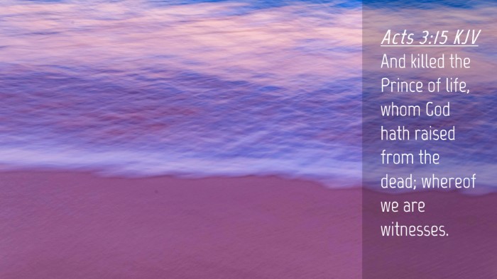 Picture 04 - Acts 3:15 KJV Desktop Wallpaper - And killed the Prince of life, whom God hath - Desktop Bible Verse Wallpaper
