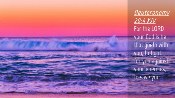 Picture 04 - Deuteronomy 20:4 KJV Desktop Wallpaper - For the LORD your God is he that goeth with you, - Desktop Bible Verse Wallpaper
