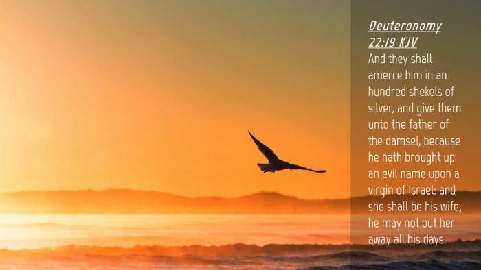 Picture 04 - Deuteronomy 22:19 KJV Desktop Wallpaper - And they shall amerce him in an hundred shekels - Desktop Bible Verse Wallpaper