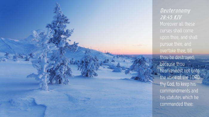 Picture 04 - Deuteronomy 28:45 KJV Desktop Wallpaper - Moreover all these curses shall come upon thee, - Desktop Bible Verse Wallpaper