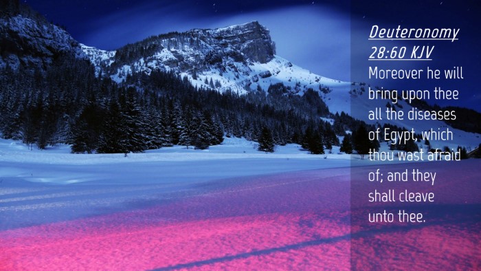Picture 04 - Deuteronomy 28:60 KJV Desktop Wallpaper - Moreover he will bring upon thee all the diseases - Desktop Bible Verse Wallpaper