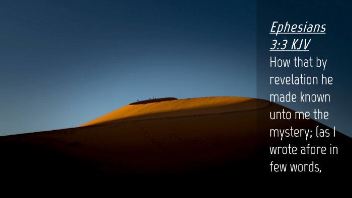Picture 04 - Ephesians 3:3 KJV Desktop Wallpaper - How that by revelation he made known unto me the - Desktop Bible Verse Wallpaper