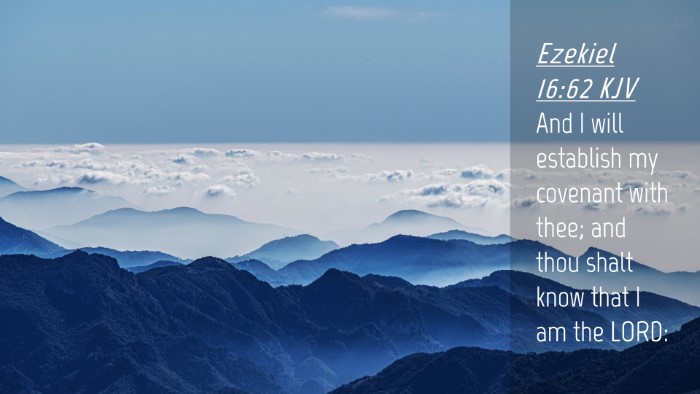 Picture 04 - Ezekiel 16:62 KJV Desktop Wallpaper - And I will establish my covenant with thee; and - Desktop Bible Verse Wallpaper